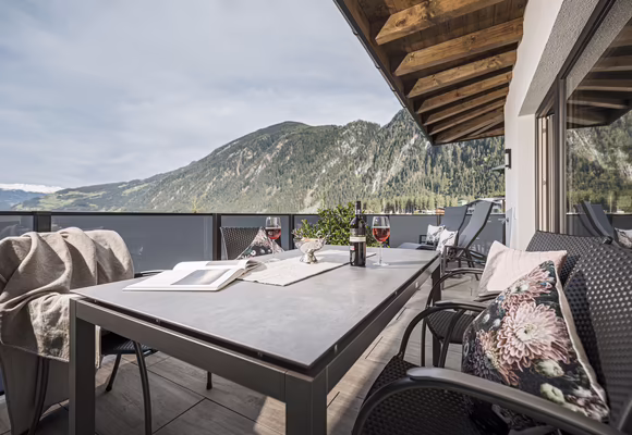 Sky Loft Silber – Terrasse westseitig