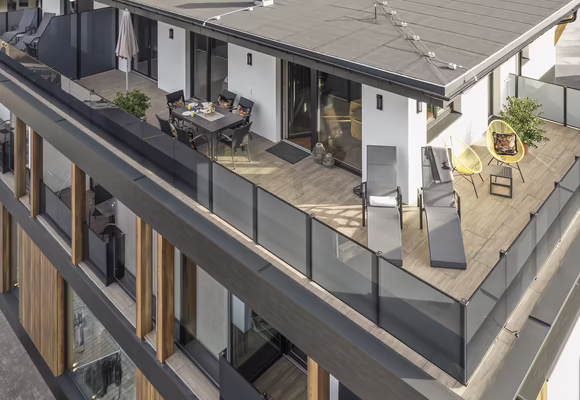 Sky Loft Gold – Terrasse südwestseitig