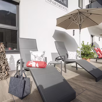 Wohlfühlterrasse im 1. Stock