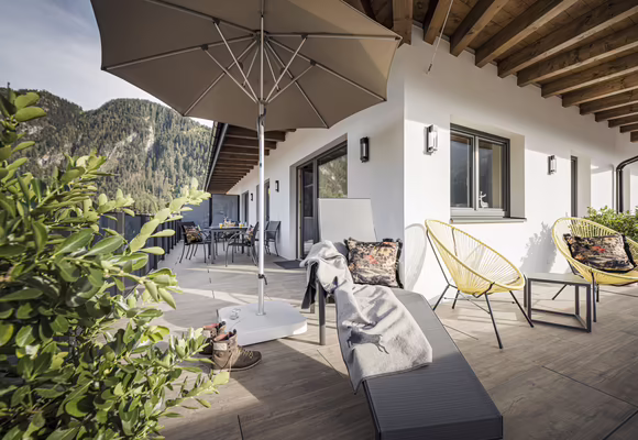 Sky Loft Gold – Terrasse südwestseitig